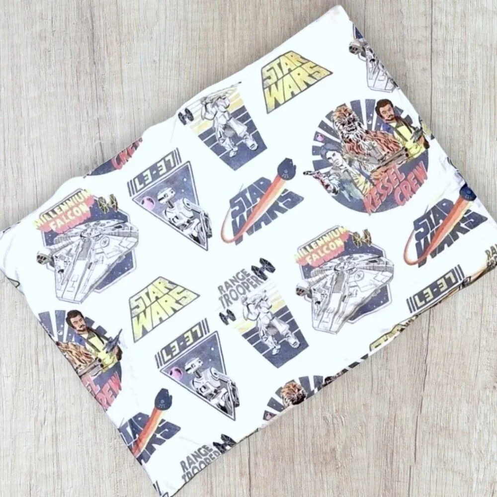 Pottery Barn Kids Star Wars Standard Pillowcase Millennium Falcon Jedi